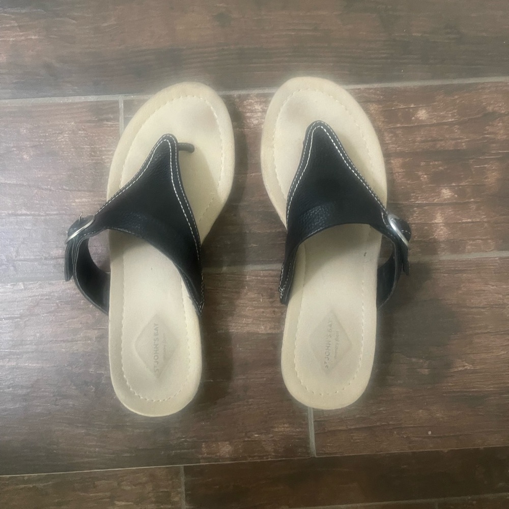 Black Sandals by St. John’s Bay